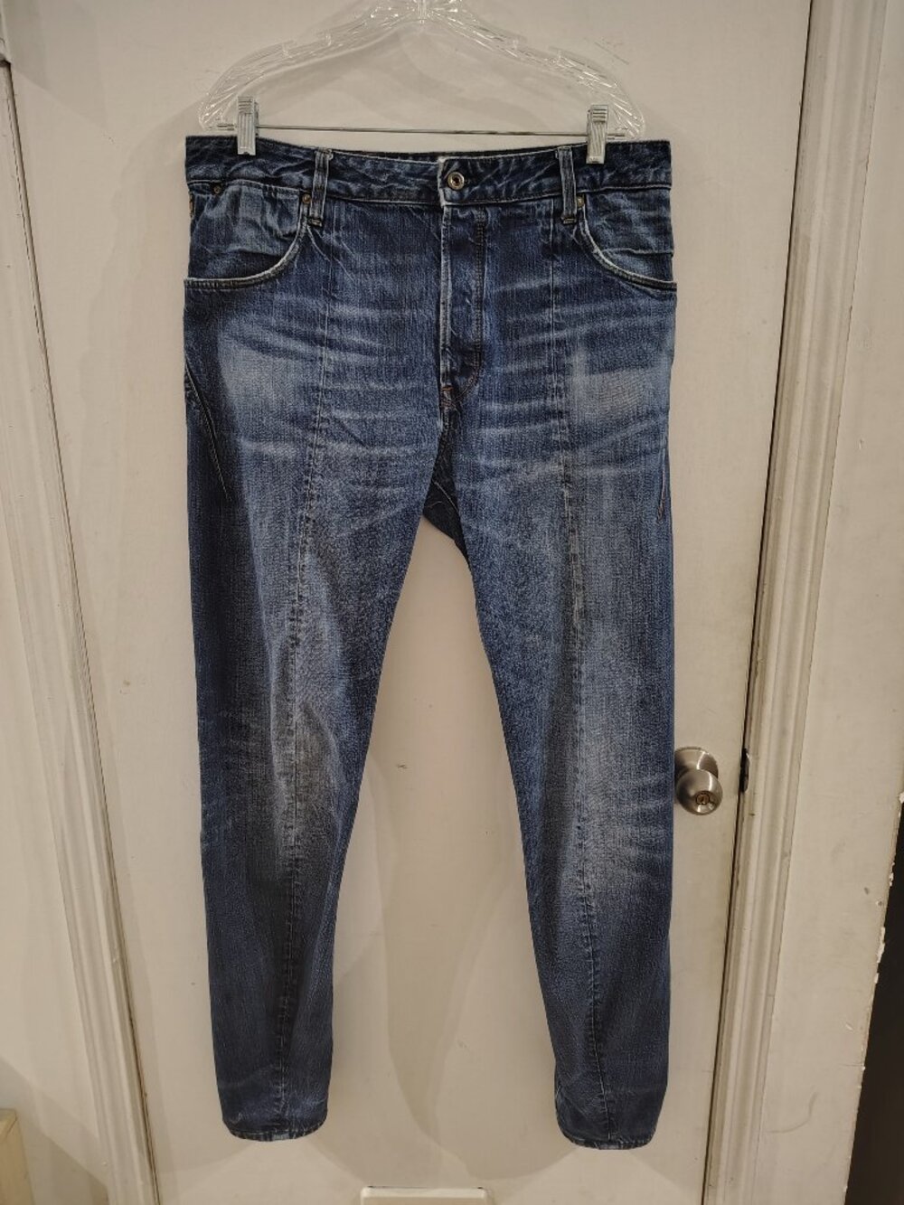 Gstar Lanc 3d Tapered Blue Wash denim size 35
